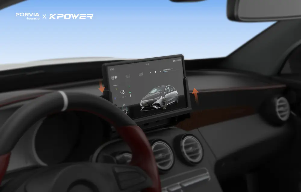 World’s First Mass-Produced Flexible OLED Rollable Center Display Module