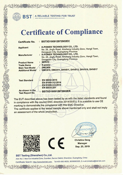 CE Certificate